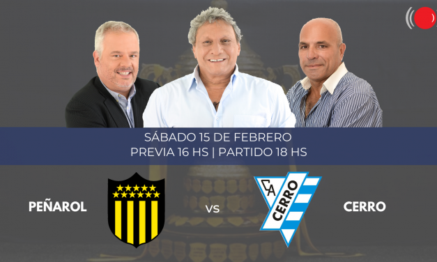 Peñarol y Cerro se enfrentan en la primera fecha del Torneo Apertura