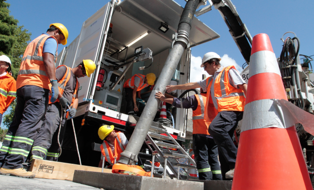 Nueva tecnología para reparar la Red Arteaga de saneamiento