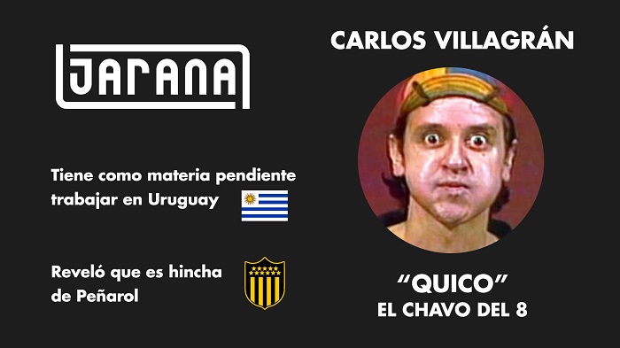 «Lo que quería Chespirito era sepultarme artísticamente» dijo Quico, hincha de Peñarol y pendiente de trabajar en Uruguay