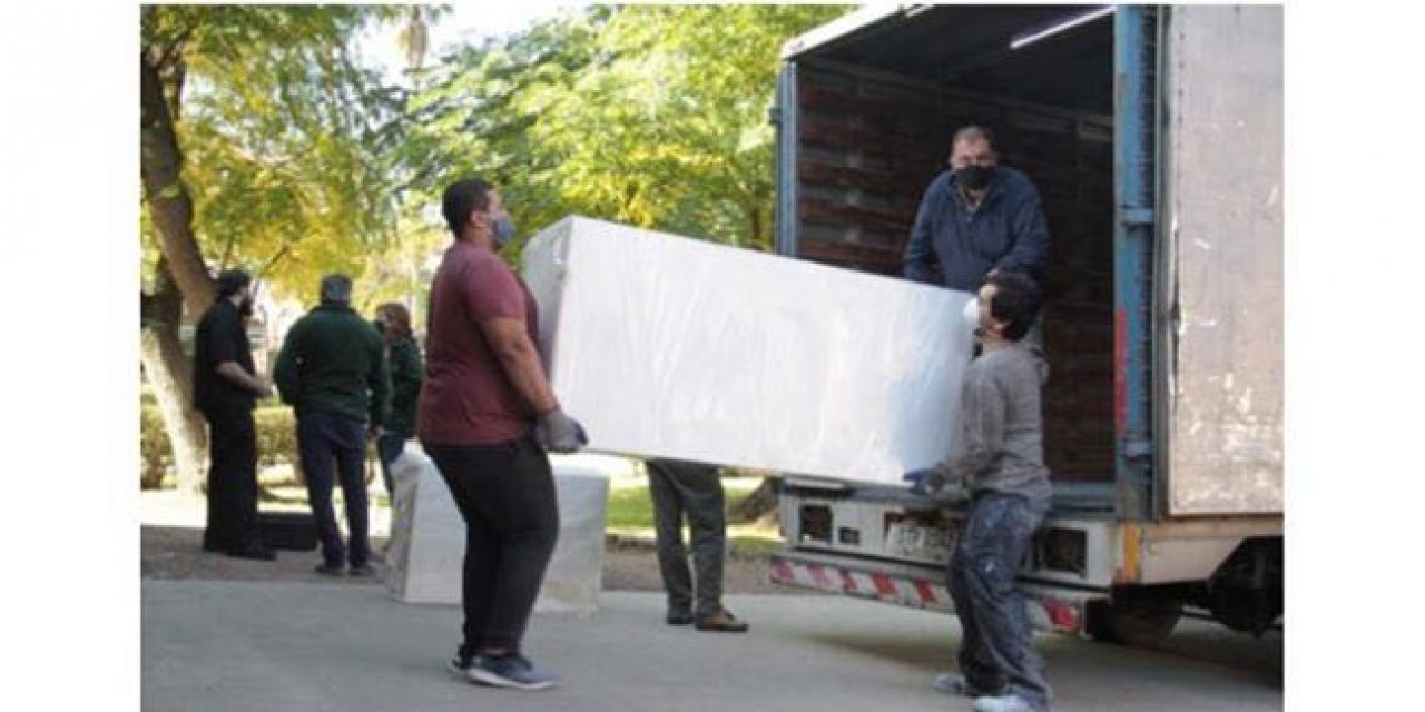 Carpinterías uruguayas donaron materiales al Hospital Piñeyro del Campo