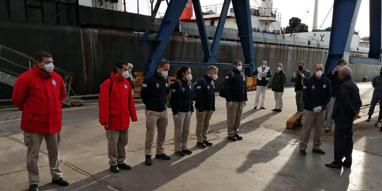 Arribaron 10 tripulantes de las Fuerzas Armadas varados en la Base Antártica General Artigas