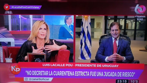 ¿Cómo se vivió la entrevista de Canosa a Lacalle Pou en Argentina?
