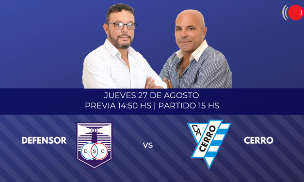 Defensor contra Cerro por el Torneo Apertura