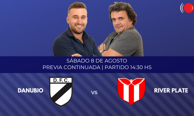 Danubio y River Plate se enfrentan por el Torneo Apertura