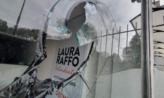 Atacaron con piedras sede de campaña de Laura Raffo