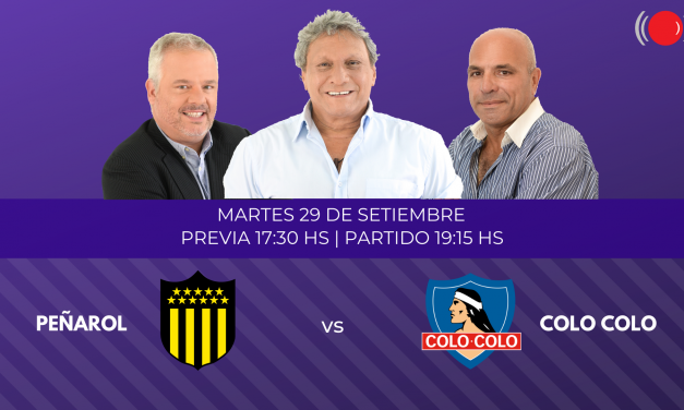 Peñarol contra Colo Colo por la Copa Libertadores