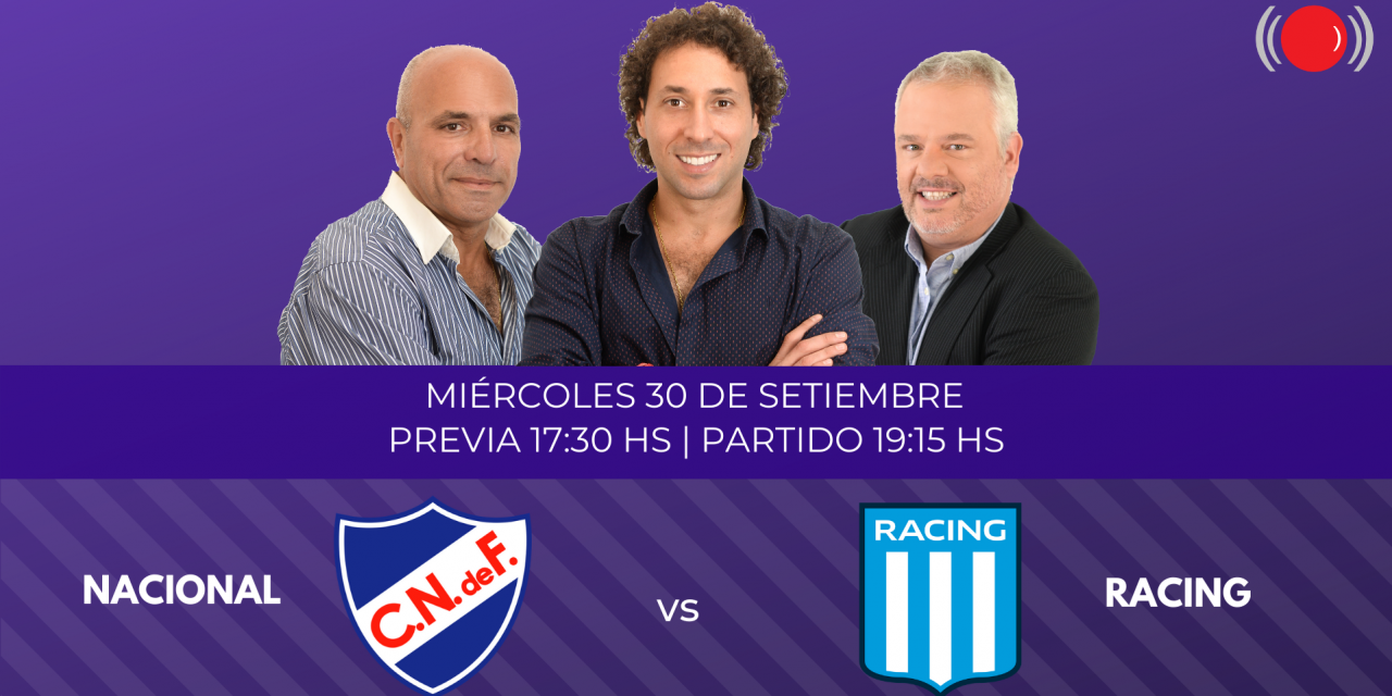 Nacional y Racing se enfrentan por la Copa Libertadores