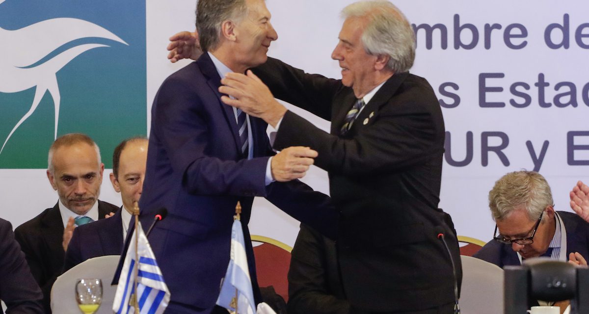Mauricio Macri elogió a Lacalle Pou y a Tabaré Vázquez