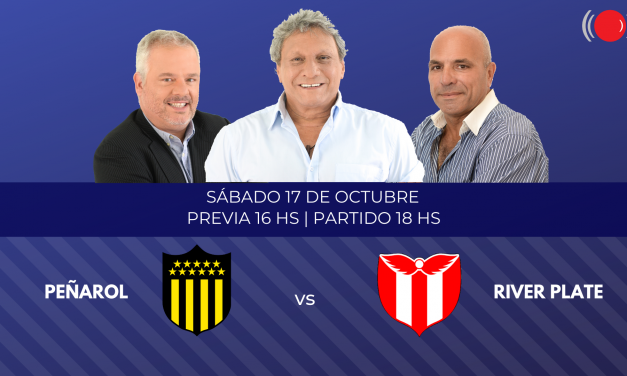 Peñarol y River Plate se enfrentan por el Torneo Intermedio