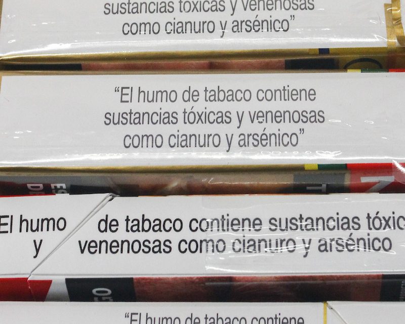 Se incautaron 2100 cajas de cigarrillos en La Unión