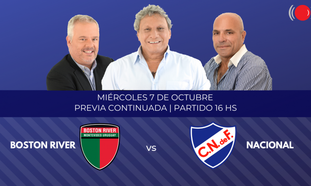 Boston River contra Nacional por el Torneo Apertura