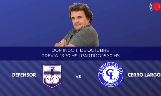 Defensor contra Cerro Largo por el Torneo Apertura