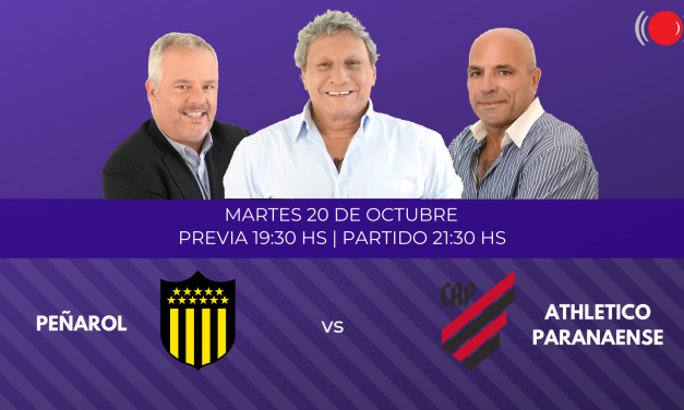 Peñarol contra Athletico Paranaense por la Copa Libertadores