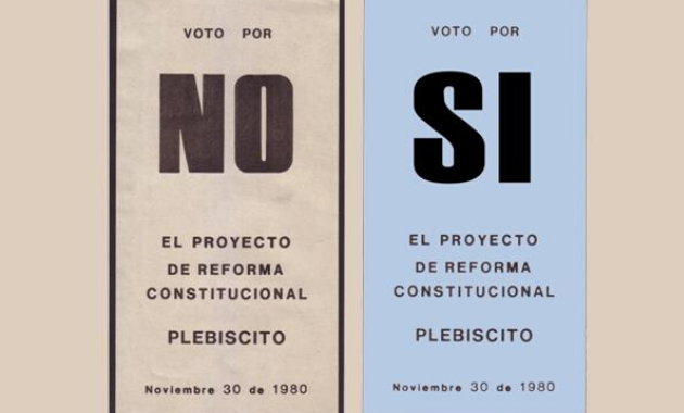 A 40 años del plebiscito constitucional, o cuando fue necesario decir No para que después hubiera varios Sí