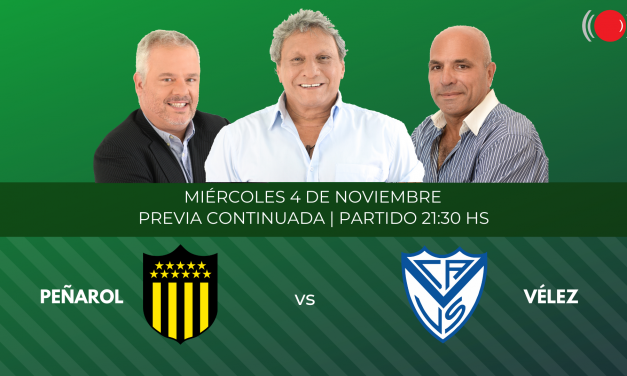 Peñarol contra Vélez por la Copa Sudamericana