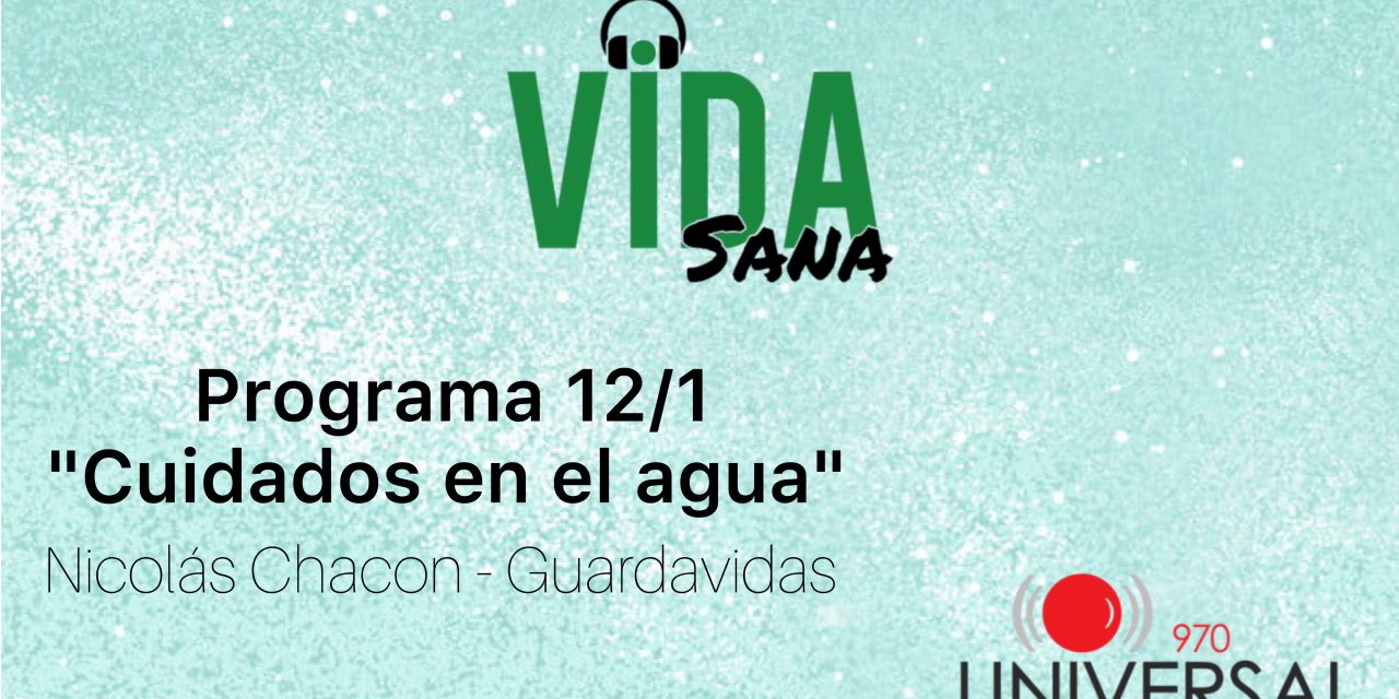 Es Verano y en Vida Sana estuvimos con Nicolás Chacon (Guardavidas) y nos dió consejos sobre seguridad en el agua.