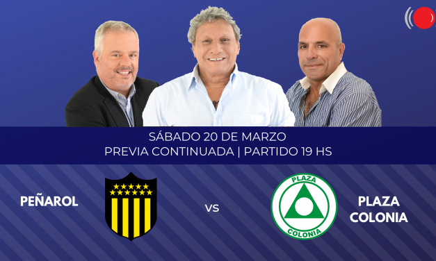 Peñarol contra Plaza Colonia por la fecha 13 del Torneo Clausura