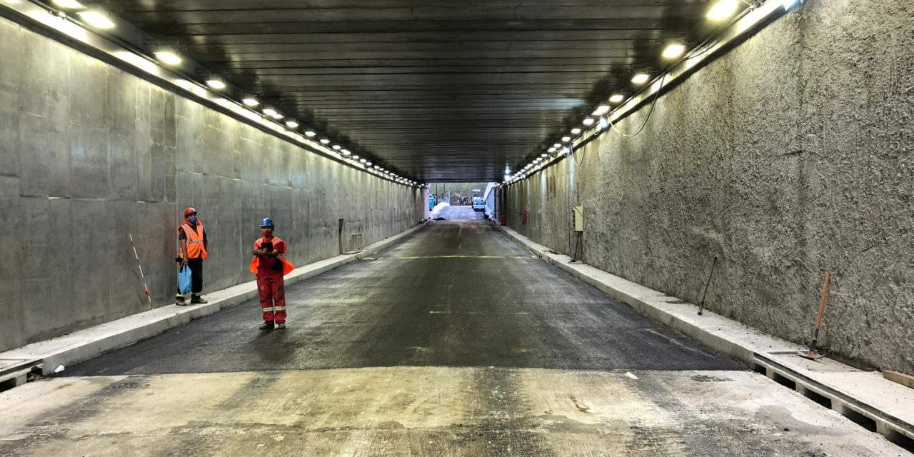 Este jueves se habilita circulación de un tramo del túnel de avenida Italia