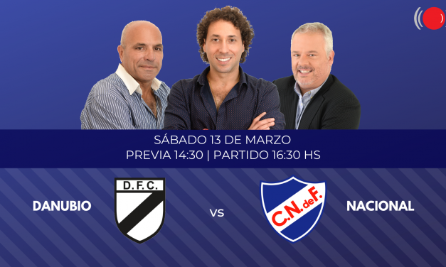 Danubio contra Nacional por la fecha 12 del Torneo Clausura