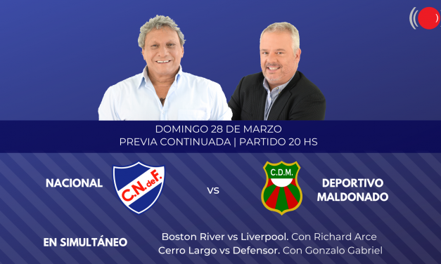 Nacional contra Deportivo Maldonado por la fecha 15 del Torneo Clausura