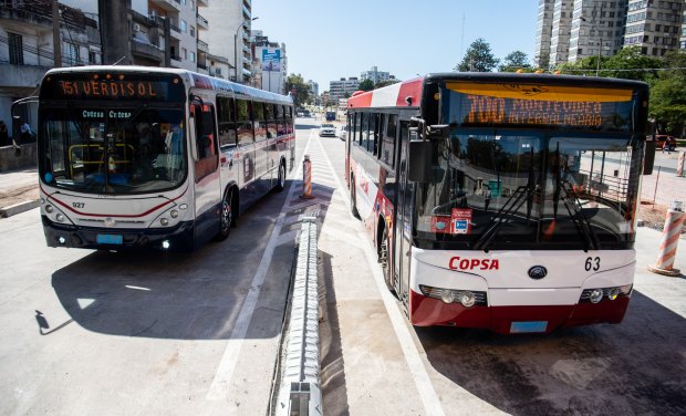 Se habilitó la senda lateral al túnel de avenida Italia hacia el Centro