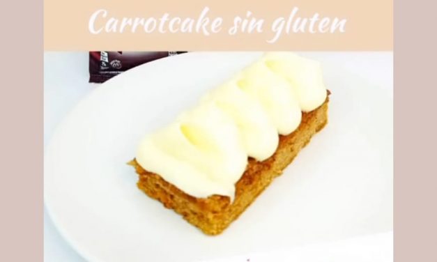 Carrot cake sin gluten