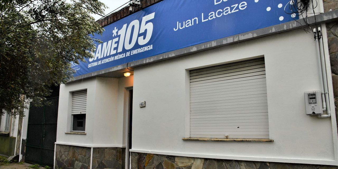 Quedó inaugurada base del SAME 105 en Juan Lacaze