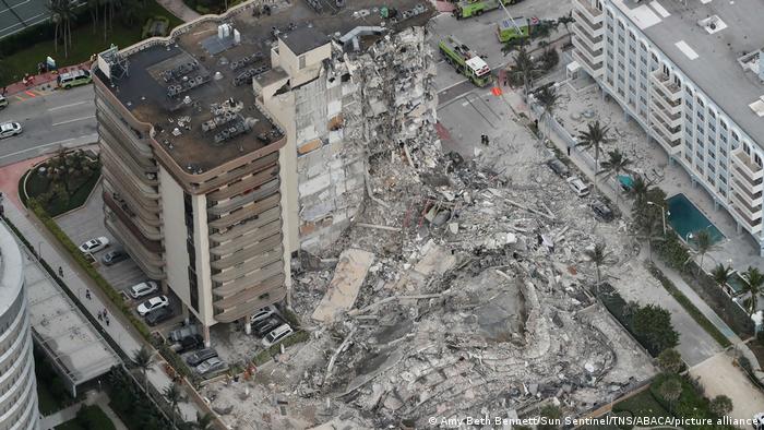 Miami: En las últimas horas hubo llamadas desde un teléfono fijo del edificio derrumbado