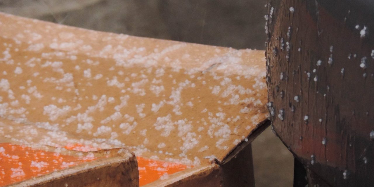 Ola de frío: se registraron “chaparrones con graupel” en localidades del sur y este del país