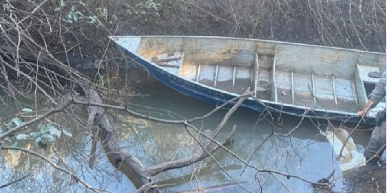 Encontraron el bote de los delincuentes que atacaron a marinos en el río Cuareim