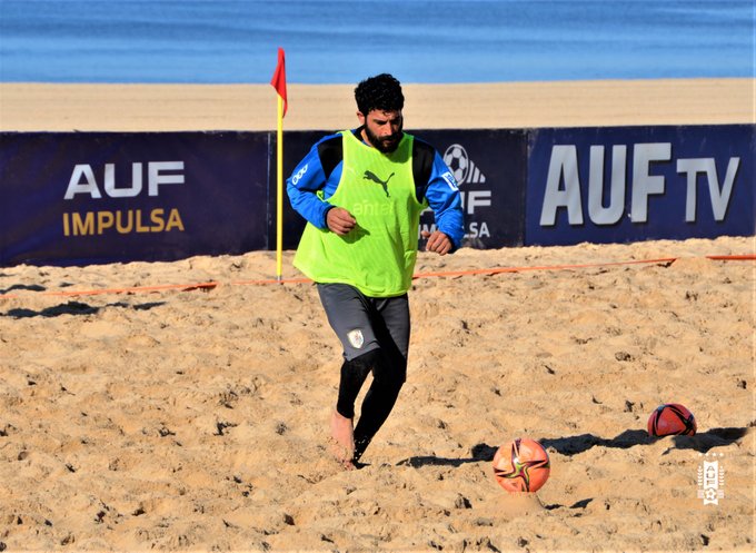La selección uruguaya de fútbol playa con plantel definido para el Mundial