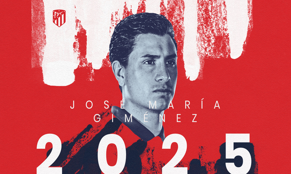 José María Giménez renovó con Atlético de Madrid hasta 2025