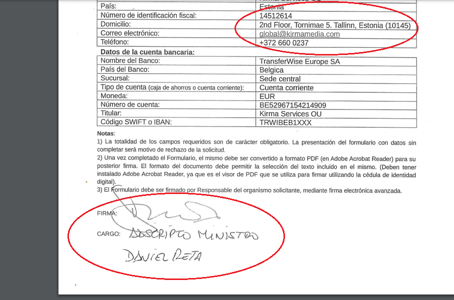 El documento que contradice al asesor de Cardoso