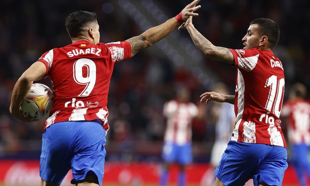 Atlético de Madrid derrotó por 3-0 al Osasuna , golazo de Luis Suárez