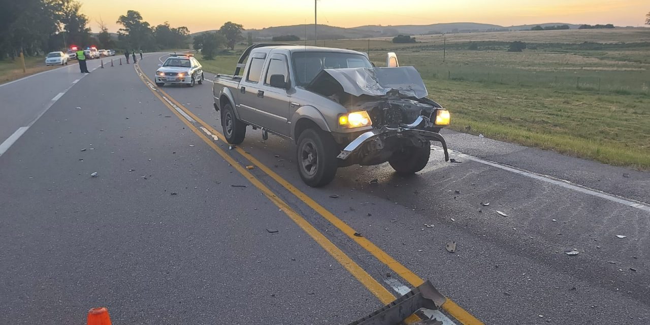 Un motociclista murió en ruta 9 tras chocar de frente con una camioneta