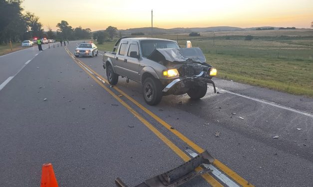 Un motociclista murió en ruta 9 tras chocar de frente con una camioneta