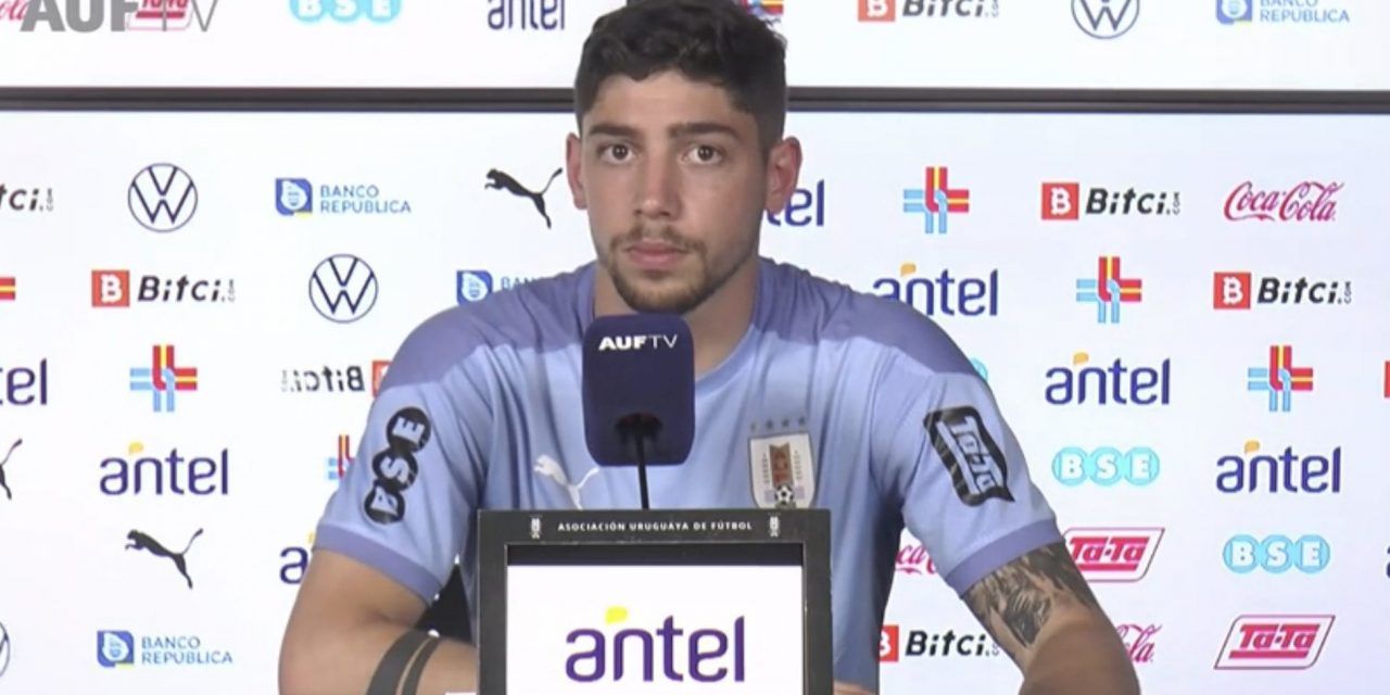 Valverde tras el empate de Uruguay: «Ellos se cerraron mucho por el medio»