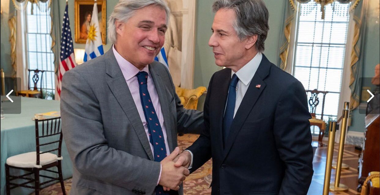 Secretario de Estado de EEUU destacó que hay una “relación comercial muy fuerte” con Uruguay