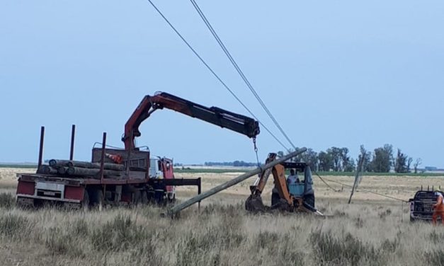 El temporal de las últimas horas afectó 87 mil servicios de UTE en todo el país