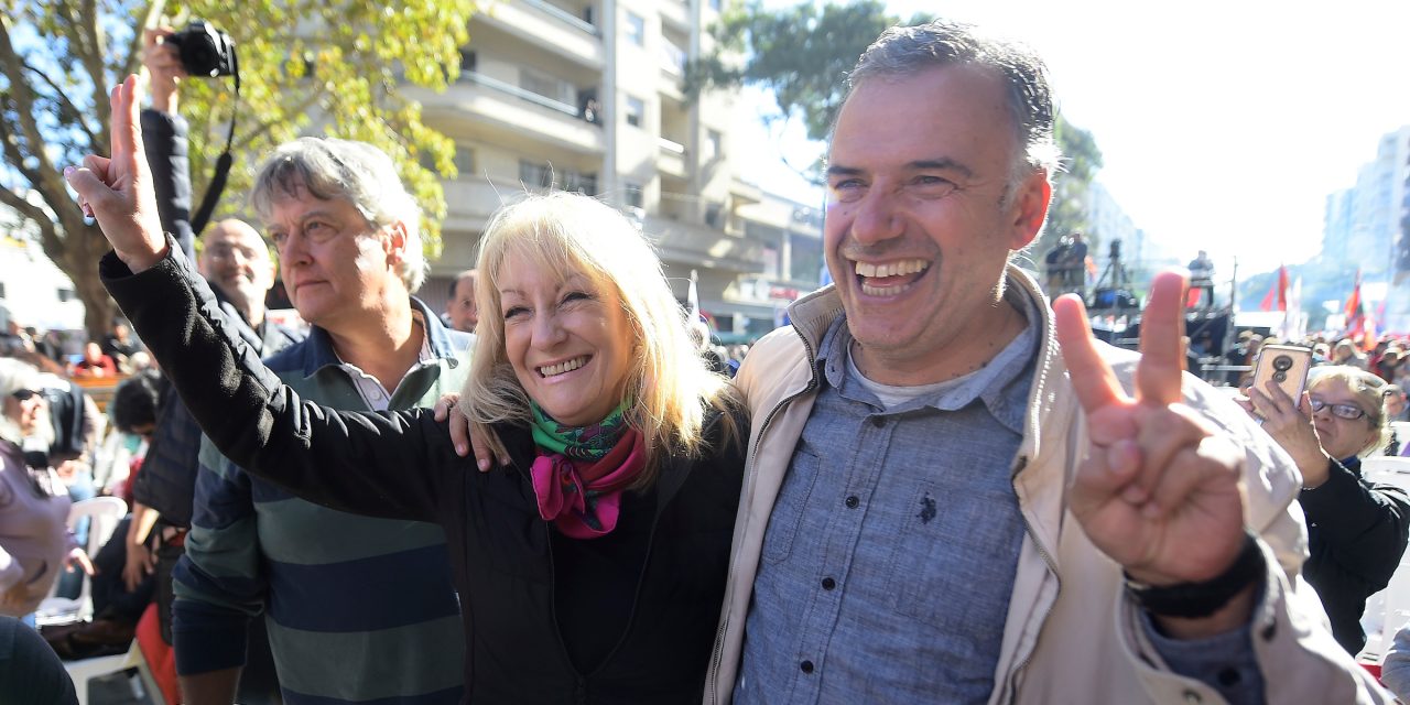 “Falta trabajo», dijo Cosse en acto y afirmó: “Siempre hay que estar del lado de los trabajadores»