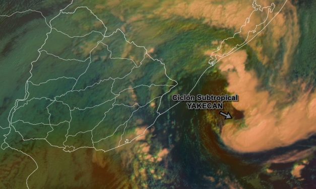 El ciclón subtropical ya está sobre aguas brasileñas