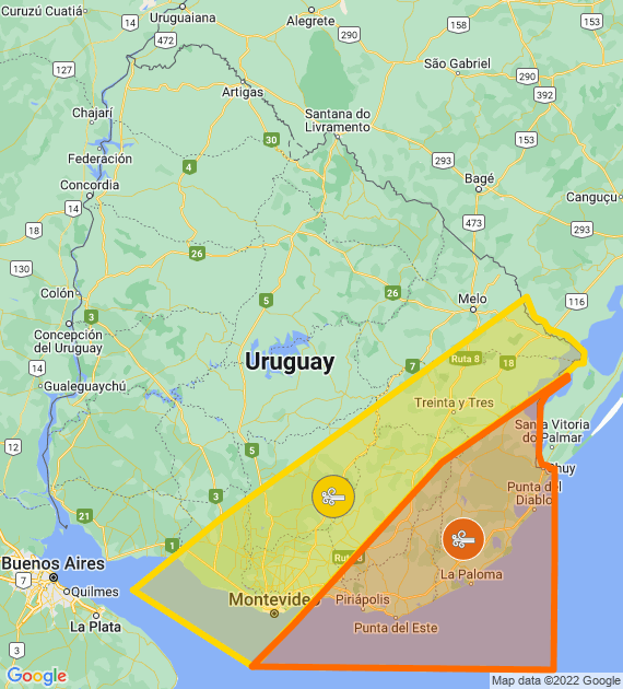 Ciclón subtropical: Montevideo pasó a alerta amarilla mientras que persiste la naranja para el este del país