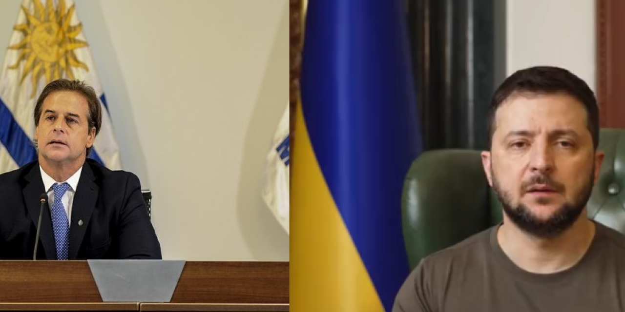 Lacalle Pou dialogará este martes con el presidente de Ucrania, Volodímir Zelensky