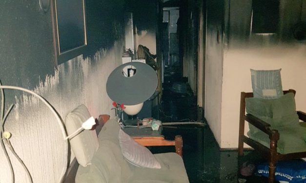 Se incendió un apartamento en el Complejo Euskal Erría 71; resultaron intoxicadas cuatro personas