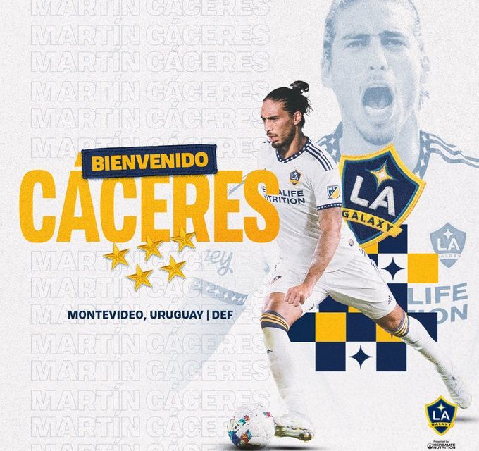 Fue presentado Cáceres en LA Galaxy