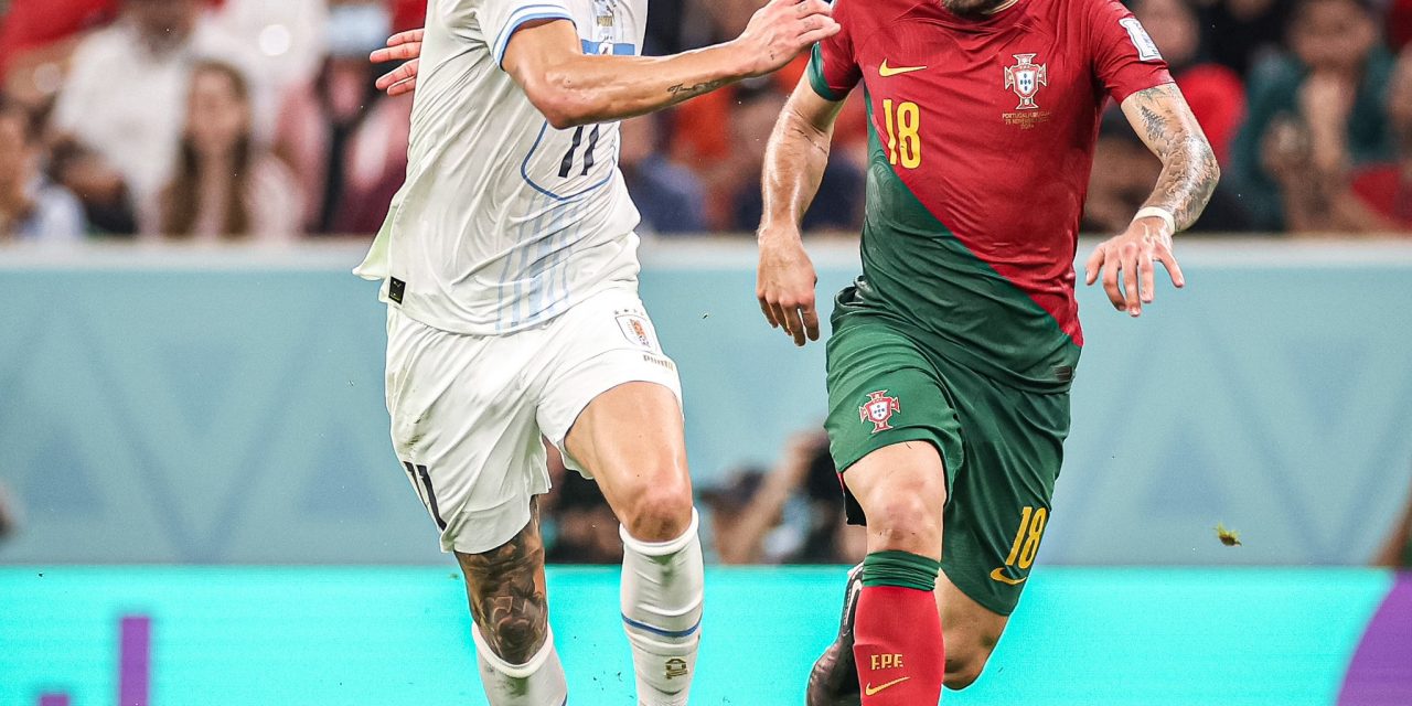 Dos piñazos a la ilusión celeste: Uruguay fue derrotado 2 a 0 por Portugal