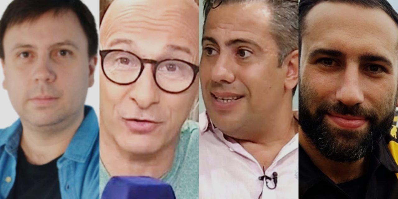Nelson Burgos, Checho Bianchi, Pablo Fernández y Richard Galeano decepcionados por el año Peñarol