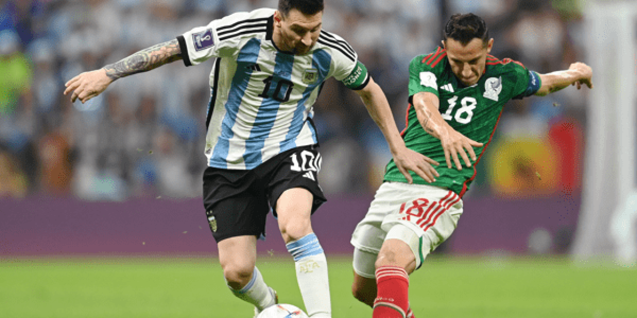 Argentina se recupera y le ganó 2 a 0 a México
