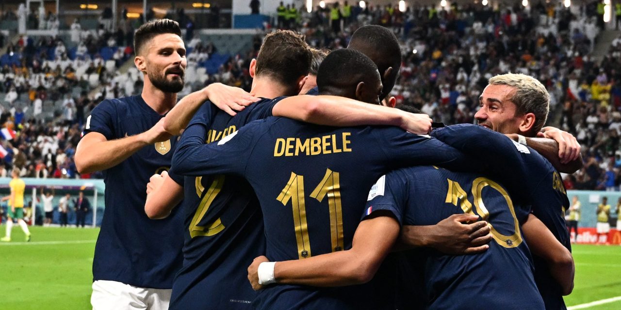 Francia goleó 4 a 1 a Australia