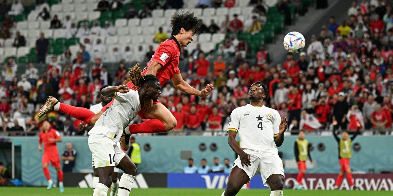 Ghana venció 3 a 2 a Corea del Sur